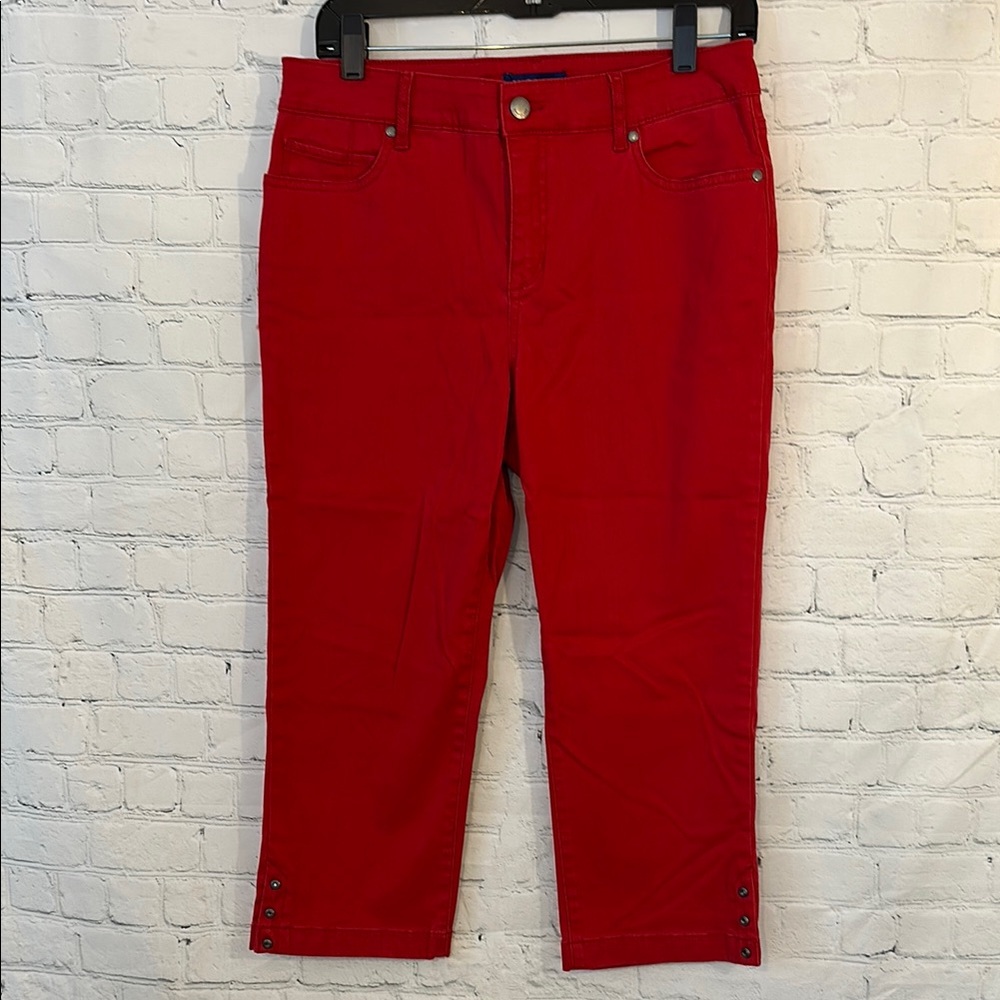 Bandolino Mandie red crop jeans